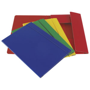 Fascikl klapna s gumicom karton plastificirani A4 pk5 Fornax sortirano