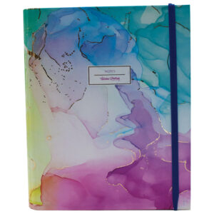 Organizer 18x23 cm 108L spiralni s gumicom Aquarel 2 Marker 1794