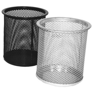 Čaša za olovke metalna žica okrugla fi-9xH-9