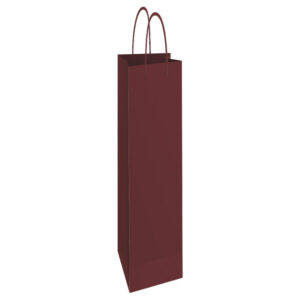 Vrećice ukrasne-boca 13x40x8 cm sjajna plastifikacija Fornax bordo