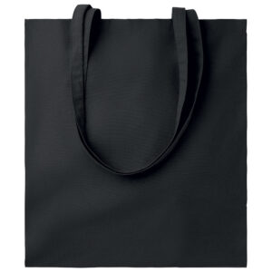Vrećice za kupovinu pamučna 38x42 cm-duge ručke crna