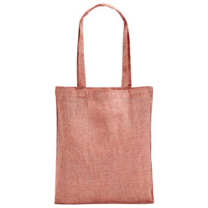 Vrećice za kupovinu pamučna 38x42 cm-duge ručke Stricker RYNEK 92920105 pastel crvena