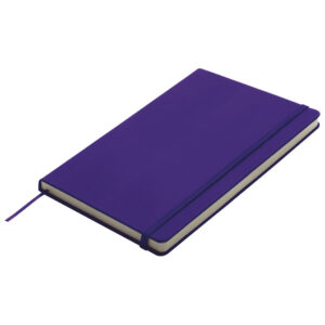 Notes 13x21 cm čisti 80L s gumicom Kiel ljubičasti