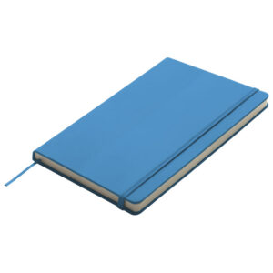 Notes 13x21 cm čisti 80L s gumicom Kiel svijetloplavi