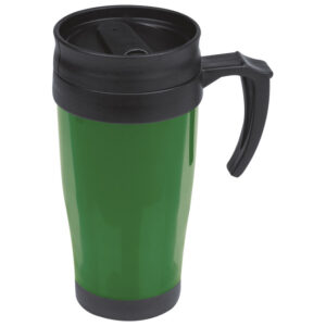 Šalica termo 400 ml pvc Fort Worth metalik zelena
