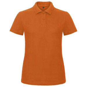 Majica kratki rukavi polo B&C ID.001/women 180g narančasta 2XL!!