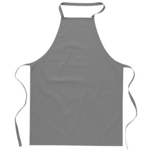 Pregača za kuhanje pamučna 65x90 cm siva