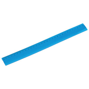 Ravnalo pvc 30 cm fleksibilno plavo!!