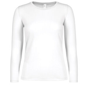 Majica dugi rukavi B&C #E150/women LSL bijela XS