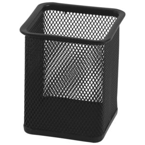 Čaša za olovke metalna žica četvrtasta 8x8x9