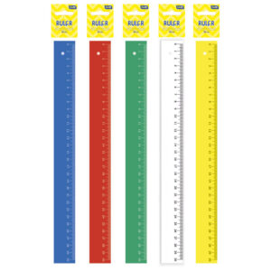 Ravnalo pvc 30 cm u boji Educa sortirano blister