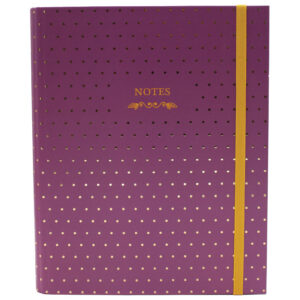Blok kolegij B5 crte 96L s gumicom Dots 3 Marker rozi 1785