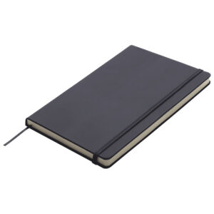 Notes 13x21 cm čisti 80L s gumicom Kiel crni