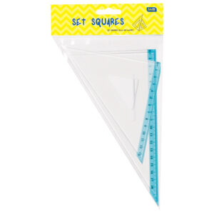 Trokut pvc 25 cm (45°+60°) pk2 veliki Educa blister