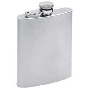 Pljoska metalna 200 ml srebrna