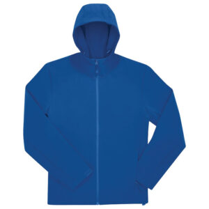 Jakna zip muška B&C Hooded Softshell azurno plava 3XL!!