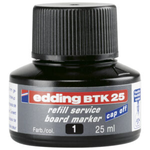 Tinta za marker (za bijelu ploču) 25 ml Edding BTK25 crna
