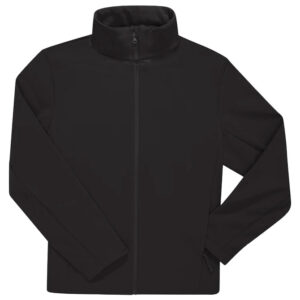 Jakna zip unisex B&C Reset 3Lr Softshell crna S