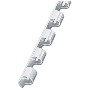 Spirala plastična fi- 6 mm pk100 Fornax bijela