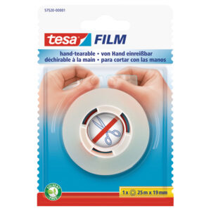 Traka ljepljiva 19 mm/25m Tesafilm Tesa 57520 prozirna blister