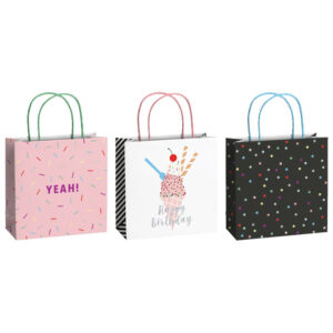 Vrećice ukrasne 20x20x8 cm Birthday 2 Stewo 5203 25 sortirano
