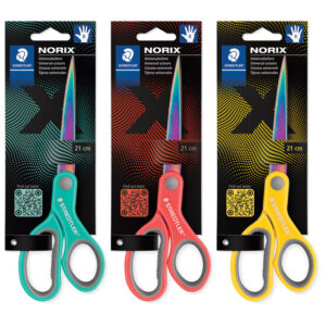 Škare školske 21 cm Norix Staedtler 965 21X BK sort blister