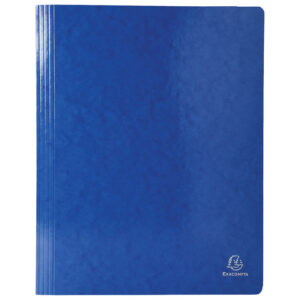 Fascikl mehanika euro prešpan karton A4 355g Exacompta 380807B tamnoplavi