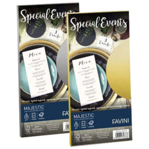 Kuverte Special Events 11x22 cm 120g pk10 Favini srebrne