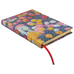 Notes 12x18 cm-midi crte  72L s gumicom Monet's Chrysanthemums Paperblanks PB9714-3