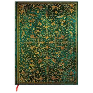 Notes 12x18 cm-midi crte 72 L s gumicom Emerald Flower  Paperblanks PB1315-1