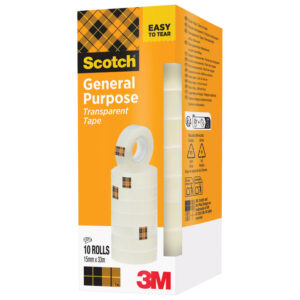 Traka ljepljiva 15 mm/33m pk10 Scotch 508 3M.prozirna