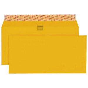 Kuverte u boji 11x23 cm strip pk25 Elco žute