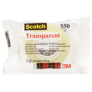 Traka ljepljiva 19 mm/33m Scotch 550 3M.prozirna