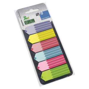 Zastavica 18x55 mm 6bojax25L oblik olovke papir Global Notes 5672-93 blister