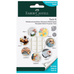 Ljepilo-jastučići 50g 90x Tack-it Faber-Castell 589150 bijelo blister