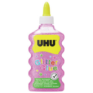 Ljepilo glitter glue 177 ml UHU rozo