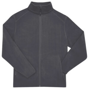 Jakna zip-flis B&C Reset Polar Fleece tamno siva XL