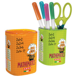 Čaša za olovke pvc Mathematics Arda 4111MAT sort
