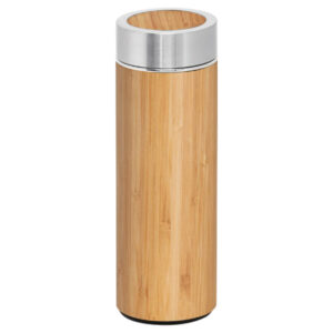 Boca termo bambus+metalna unutra 430 ml!!
