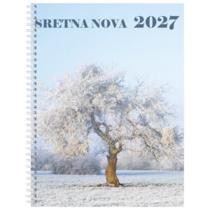 Uložak za stolni kalendar-spiralni uvez samoljepljiv