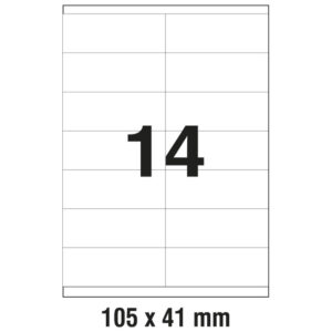 Etikete ILK 105x41 mm pk100L Zweckform 3477